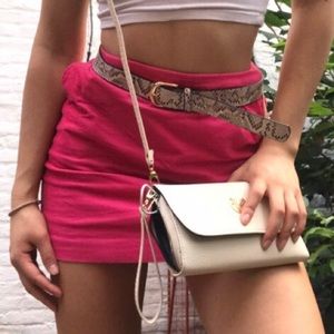 Hot pink H&M miniskirt